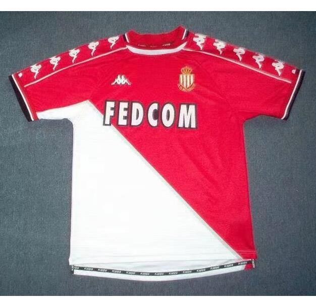 1999-2000 Monaco Retro Home Kit Soccer Jersey